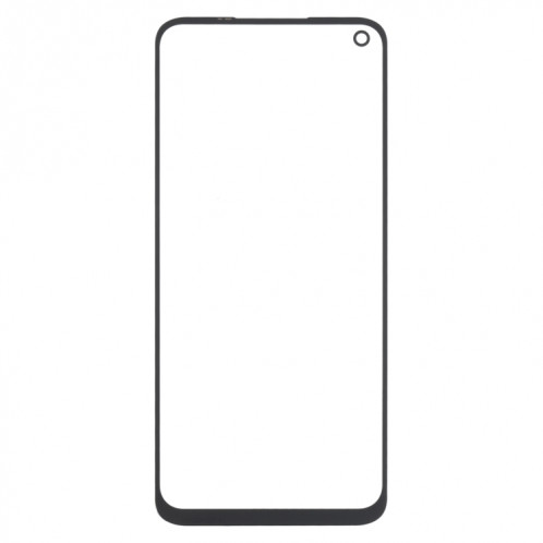 Pour OnePlus Nord N200 5G DE2118 Lentille en verre extérieure de l'écran avant (noir) SH607B767-07