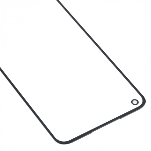 Pour OnePlus Nord N200 5G DE2118 Lentille en verre extérieure de l'écran avant (noir) SH607B767-07