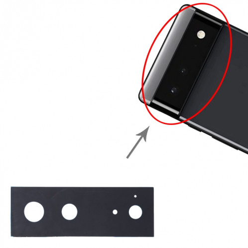 Objectif de caméra arrière d'origine pour Google Pixel 6 SH46231030-04