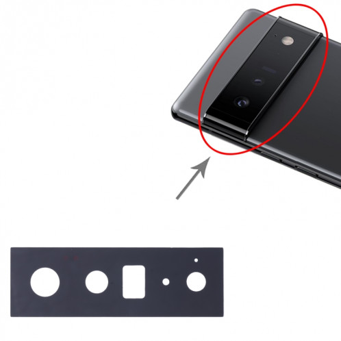 Lentille de caméra arrière pour Google Pixel 6 Pro SH46241286-04