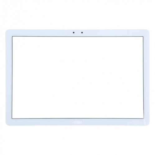 Lentille en verre extérieur à l'écran avant pour Huawei MediaPad T5 AGS2-AL03 AGS2-AL09 (LTE) (Blanc) SH640W900-06