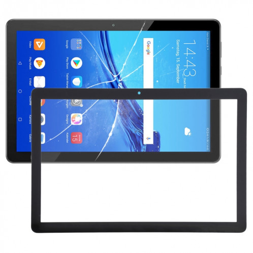 Lentille en verre extérieur à l'écran avant pour Huawei MediaPad T5 AGS2-W09 AGS2-W19 (WIFI) (Noir) SH641B142-06