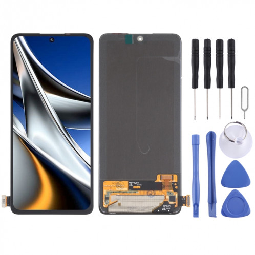 Matériau AMOLED Écran LCD original et numériseur Assemblage complet de Xiaomi Poco X4 PRO 5G SH4679468-07