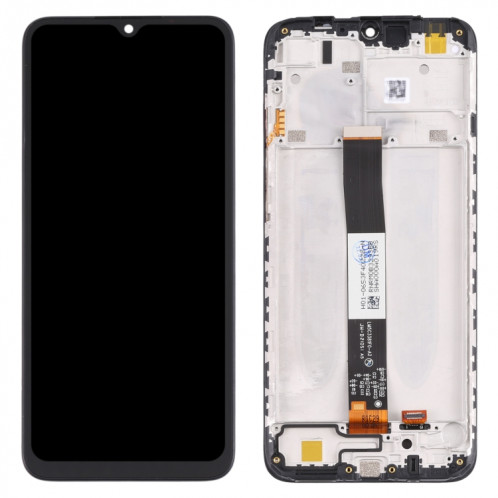 Écran LCD d'origine et numériseur Assemblage complet avec cadre pour Xiaomi Redmi 9A / Redmi 9C / Redmi 9c NFC / Redmi 9at / Redmi 9i / Redmi 9 Activ / POCO C31 (noir) SH682B515-07