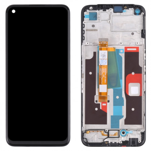 Écran LCD TFT pour OPPO Realme 8i RMX3151 Ensemble complet de numériseur avec cadre (Noir) SH697B996-06