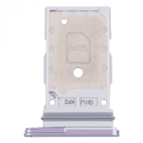 Pour Samsung Galaxy S21 FE 5G SM-G990B Plateau de carte SIM d'origine + Plateau de carte SIM (Violet) SH728P387-04