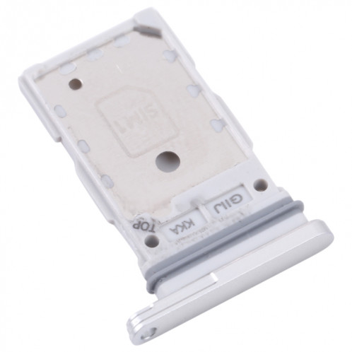 Pour Samsung Galaxy S21 FE 5G SM-G990B Plateau de carte SIM d'origine + Plateau de carte SIM (Blanc) SH728W340-04