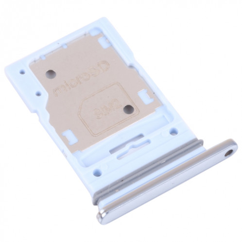 Pour Samsung Galaxy A53 5G SM-A536B Plateau de carte SIM d'origine + Plateau de carte SIM / Plateau de carte Micro SD (Bleu) SH729L1332-04
