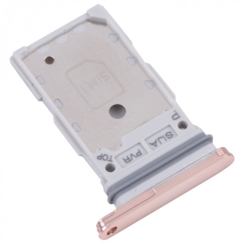 Pour Samsung Galaxy S22+ 5G / S22 5G / SM-S906B SM-S901B Plateau de carte SIM d'origine + Plateau de carte SIM (Or) SH737J1608-04