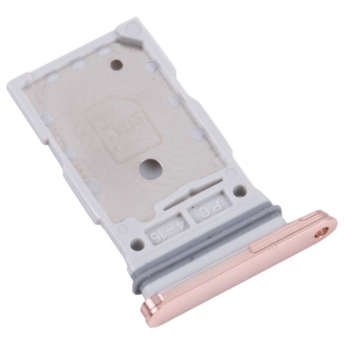 Pour Samsung Galaxy S22+ 5G / S22 5G / SM-S906B SM-S901B Plateau de carte SIM d'origine + Plateau de carte SIM (Or) SH737J1608-04