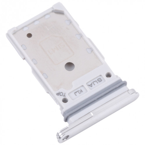 Pour Samsung Galaxy S22+ 5G / S22 5G / SM-S906B SM-S901B Plateau de carte SIM d'origine + plateau de carte SIM (Blanc) SH737W372-04