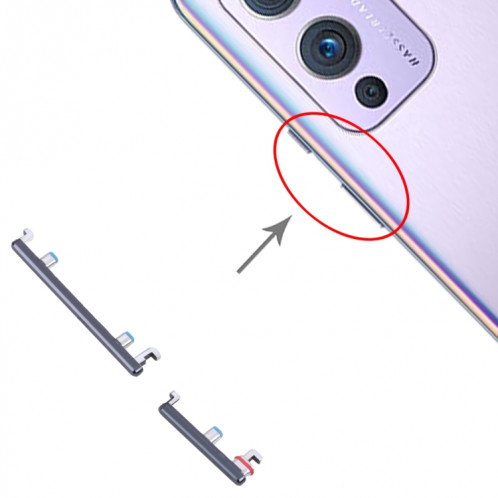 Pour le bouton d'alimentation et le bouton de contrôle du volume d'origine OnePlus 9 (noir) SH738B391-04
