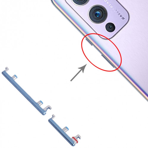 Pour le bouton d'alimentation et le bouton de contrôle du volume d'origine OnePlus 9 (bleu) SH738L516-04