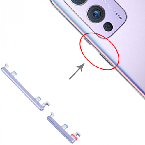 Pour le bouton d'alimentation et le bouton de contrôle du volume d'origine OnePlus 9 (violet) SH738P1805-04