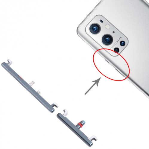 Pour le bouton d'alimentation et le bouton de contrôle du volume d'origine OnePlus 9 Pro (noir) SH739B538-04
