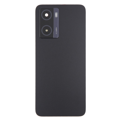 Pour OPPO A57 5G Couvercle arrière de batterie d'origine avec couvercle d'objectif d'appareil photo (noir) SH61BL1957-06