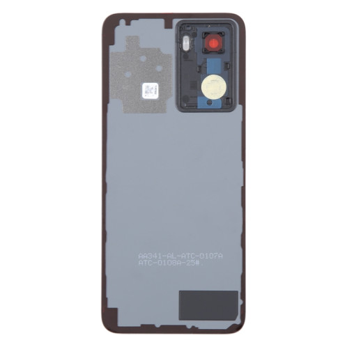 Pour OPPO A57 5G Couvercle arrière de batterie d'origine avec couvercle d'objectif d'appareil photo (noir) SH61BL1957-06