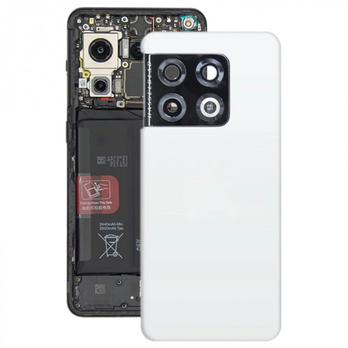 Pour le couvercle arrière de la batterie d'origine OnePlus 10 Pro (blanc) SH66WL1471-05