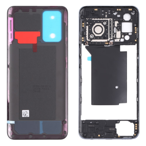 Pour OPPO Realme GT Neo RMX3031 plaque de cadre intermédiaire + couvercle arrière de batterie (noir) SH69BL122-06