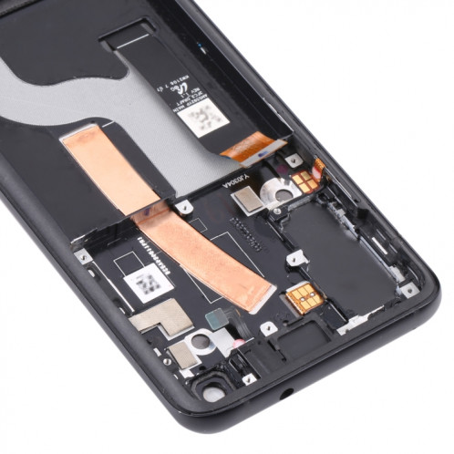 Écran LCD et numériseur Amoled Material Assemblage complet avec cadre pour Asus Zenfone 8 ZS590KS (noir) SH775B1935-07