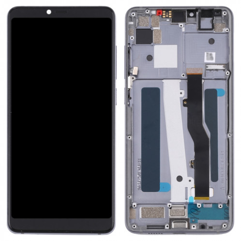 Écran LCD OEM pour Vodafone Smart X9 VFD820 Assemblage complet du numériseur avec cadre (argent) SH805S751-06