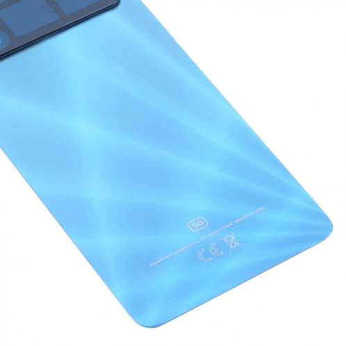Couvercle arrière de la batterie d'origine pour Xiaomi Poco X4 Pro 5G (bleu) SH811L775-07