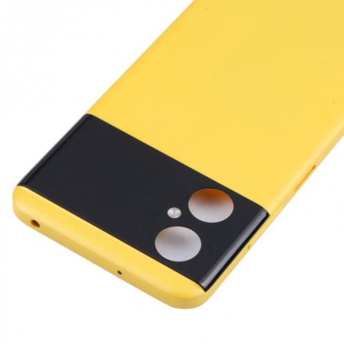 Couvercle arrière de la batterie d'origine pour Xiaomi Poco M4 5G (jaune) SH13YL1499-07