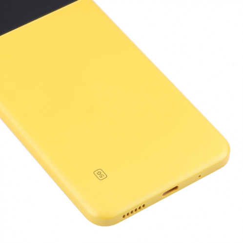 Couvercle arrière de la batterie d'origine pour Xiaomi Poco M4 5G (jaune) SH13YL1499-07