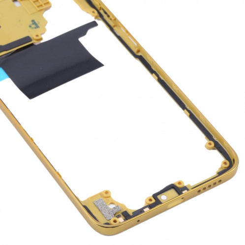 Plaque de lunette d'image d'origine pour Xiaomi Poco M4 Pro 4G MZB0B5VIN (jaune) SH814Y1483-07