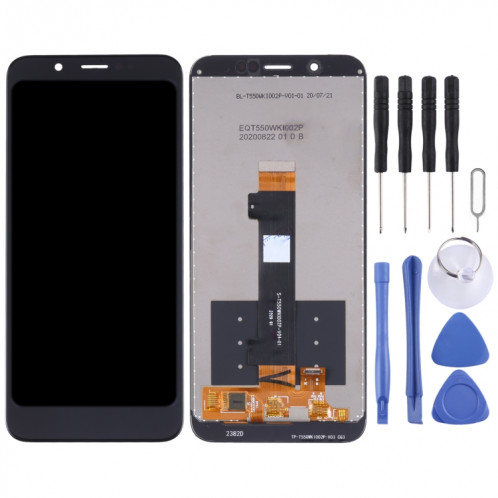 Écran LCD et numériseur Assemblage complet pour Nokia 2 V Tella / C2 Tava / C2 Tennen (noir) SH20BL1597-07