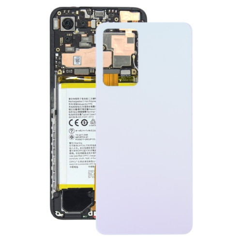 Pour le couvercle arrière de la batterie en verre OPPO Reno7 Pro 5G (rose) SH27FL1203-06