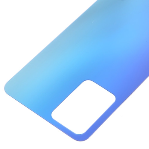 Pour OPPO Reno7 5G Chine Couvercle arrière de la batterie en verre (Bleu) SH28LL1192-06