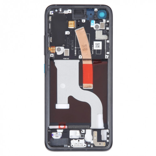 Pour Asus Zenfone 8 ZS 590KS-2A007EU I006D plaque de cadre intermédiaire (noir) SH833B1318-06