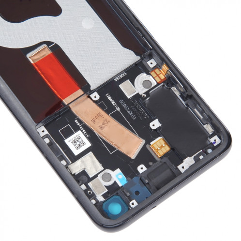 Pour Asus Zenfone 8 ZS 590KS-2A007EU I006D plaque de cadre intermédiaire (noir) SH833B1318-06