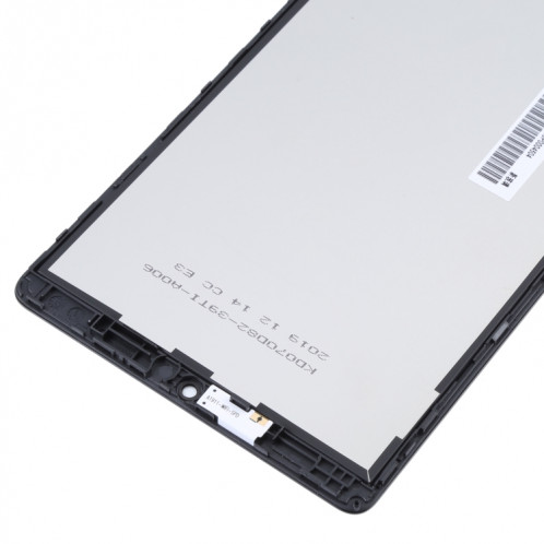 Écran LCD original et numériseur Assemblage complet avec cadre pour Huawei MediaPad T3 7.0 WiFi BG2-W09 (noir) SH40BL1486-06