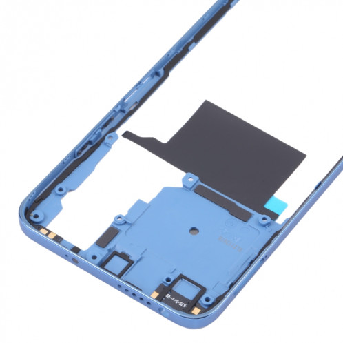 Plaque de lunette à cadre moyen pour Xiaomi Redmi Note 11 / Redmi Note 11s (bleu foncé) SH848D693-07