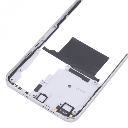 Plaque de lunette à cadre moyen pour Xiaomi Redmi Note 11 / Redmi Note 11s (blanc) SH848W1234-07