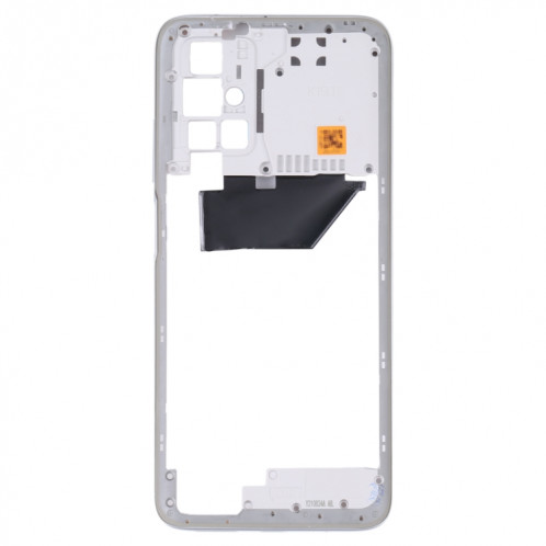Plaque de lunette à cadre moyen pour Xiaomi Redmi 10 / Redmi 10 Prime / Redmi Note 11 4G / Redmi 10 2022 (blanc) SH850W996-07