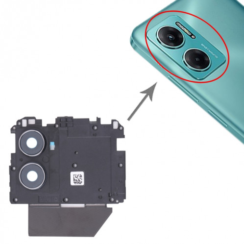 Cadre d'objectif de la caméra arrière pour Xiaomi Redmi Note 11E SH4862936-04
