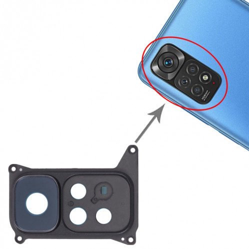 Cadre d'objectif de la caméra arrière pour Xiaomi Redmi Note 11 / Redmi Note 11s SH48631099-04