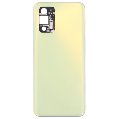 Pour OPPO Realme Q3 Pro 5G / Realme Q3 Pro Carnival Couvercle arrière de la batterie d'origine + Cadre central (Jaune) SH77YL380-06