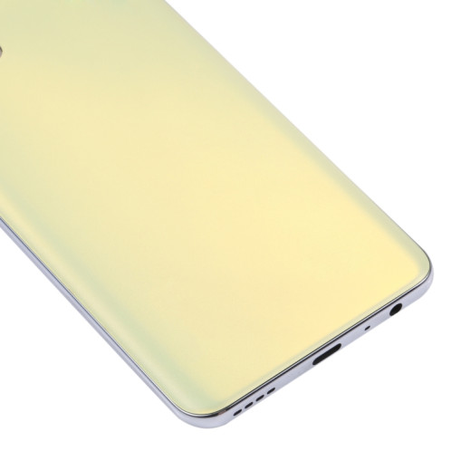 Pour OPPO Realme Q3 Pro 5G / Realme Q3 Pro Carnival Couvercle arrière de la batterie d'origine + Cadre central (Jaune) SH77YL380-06
