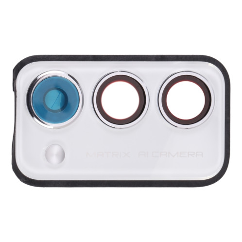 Pour OPPO Realme Q3 Pro 5G / Realme Q3 Pro Carnival Back Camera Lens Frame (Blanc) SH880W185-04