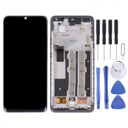 Ecran LCD d'origine pour TCL 10 Plus Digitizer Assemblage Complet avec Cadre (Violet) SH883B805-06