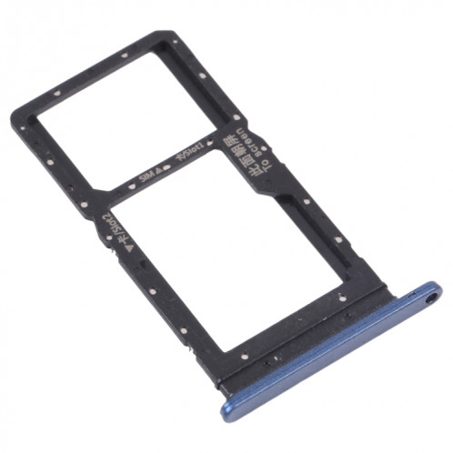 Plateau de carte SIM + plateau de carte SIM / Micro SD Card Tray pour Honor Play 20 (bleu) SH912L292-04