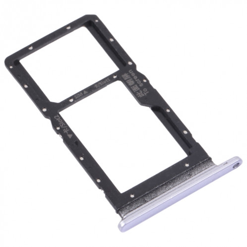 Plateau de carte SIM + plateau de carte SIM / Micro SD Card Tray pour Honor Play 20 (violet) SH912P1058-04