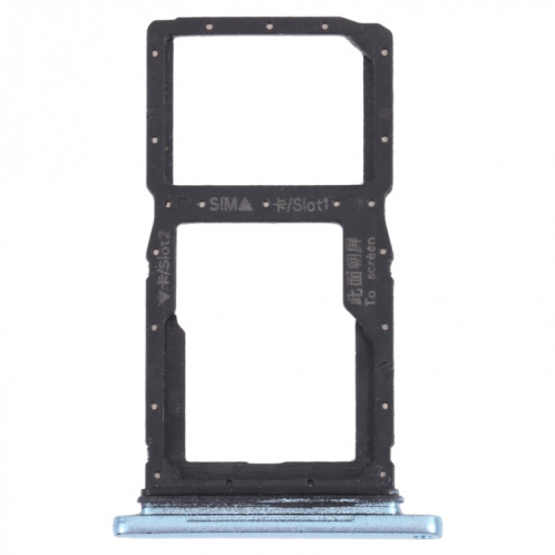 Plateau de carte SIM + plateau de carte SIM / plateau de carte micro sd pour Honor 9x (vert) SH916G1032-04