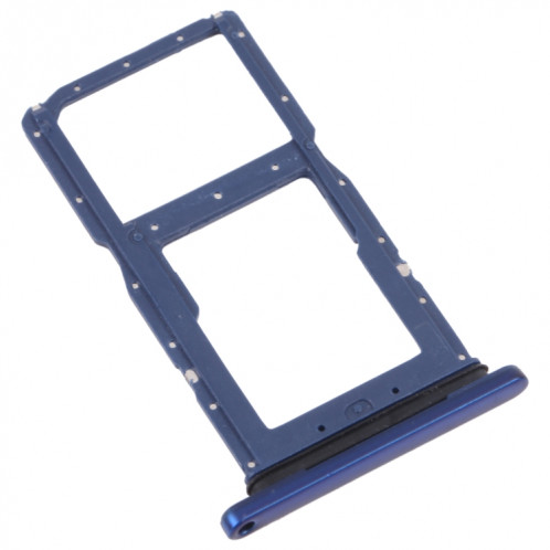 Plateau de carte SIM + plateau de carte SIM / plateau de carte micro sd pour Honor 9x (bleu) SH916L1573-04
