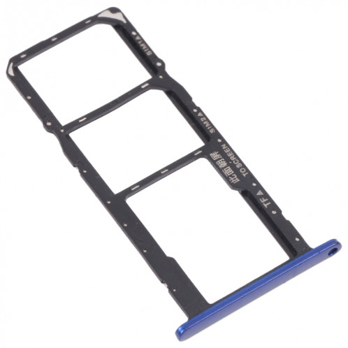 Plateau de carte SIM + plateau de carte SIM + bac à carte micro SD pour Honor Play 8 (bleu) SH917L1974-04