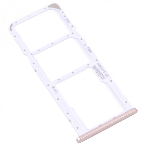 Plateau de carte SIM + plateau de carte SIM + plateau de carte micro SD pour Honor 7C (or) SH918J1334-04